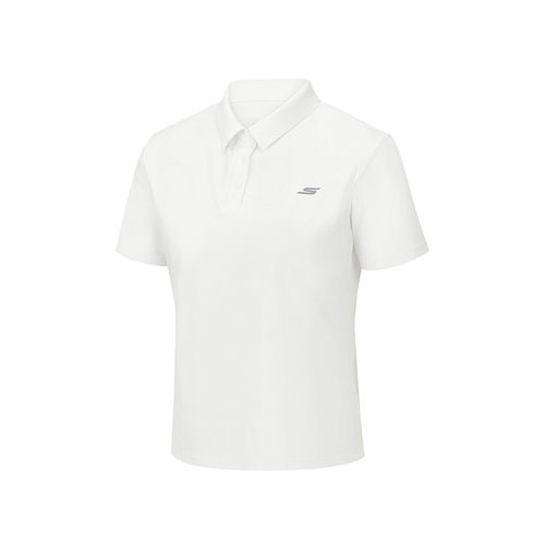 Skechers斯凯奇夏季女士吸湿速干简约百搭纯色短袖POLO衫P226W087