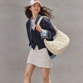 Skechers斯凯奇男女同款 云朵月牙包大容量百搭单肩斜挎包L424U016