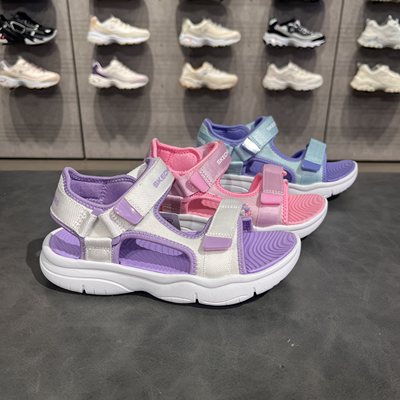 斯凯奇女大童舒适轻便凉鞋