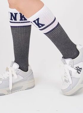 MLB男女同款复古潮流运动休闲百搭舒适厚底增高低帮板鞋3ASXCLS4N