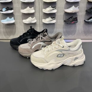 Skechers斯凯奇熊猫鞋5.0女子闪穿鞋厚底轻盈休闲老爹鞋150527