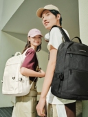 Skechers斯凯奇奶芙包男女学院风书包大容量旅行双肩包L124U071