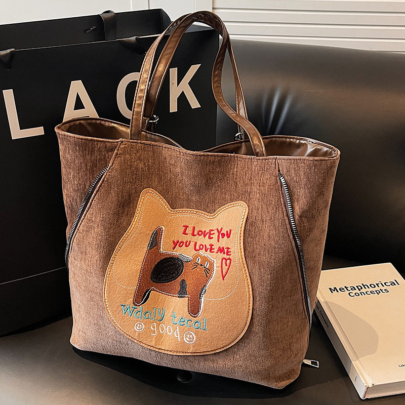 小夏商铺灬大学生通勤双肩包包女2024新款学院风托特包韩版大容量,箱包皮具/热销女包/男包,通用款女包,淘宝优惠券,粉丝福利购,淘宝优惠卷