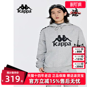 运动休闲复古串标长袖 新款 卫衣K0D72MT84 春季 Kappa卡帕男款