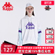 Kappa卡帕女套头帽衫 运动休闲针织落肩卫衣K0B22MT83 新款