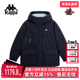 新款 Kappa卡帕女装 2025冬季 运动休闲百搭保暖连帽羽绒服K0F82YY40