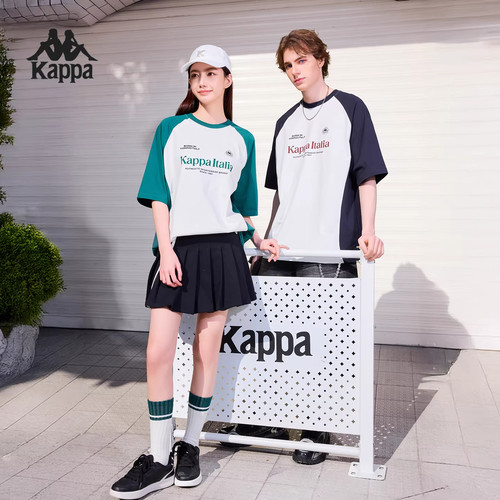 Kappa卡帕男女同款2026夏季新款运动休闲透气短袖T恤K0GX2TD64D