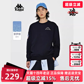 运动休闲复古套头卫衣 新款 K0E12WT04 夏季 Kappa卡帕男装