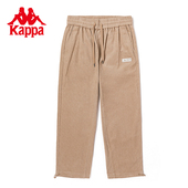 休闲复古直筒抽绳束脚长裤 新款 K0D52AX01D 冬季 Kappa卡帕男款