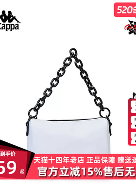 Kappa卡帕女包秋季新款复古单肩包简约字母斜挎包K0E68BX71