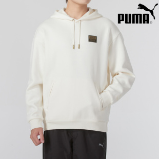 舒适休闲连帽运动服宽松卫衣631069 PUMA彪马男装 女装 2024冬季 新款