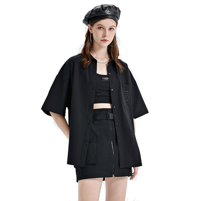 Kappa卡帕2022新款休闲短袖衬衫