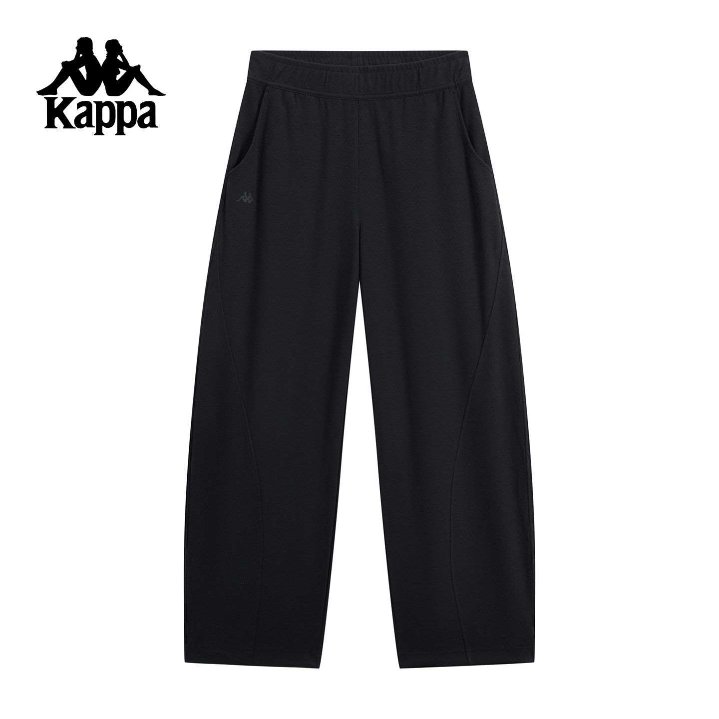 Kappa卡帕女裤2026春季新款休闲直筒长裤简约针织裤子K0G22AK82,运动服/休闲服装,运动长裤,淘宝优惠券,粉丝福利购,淘宝优惠卷