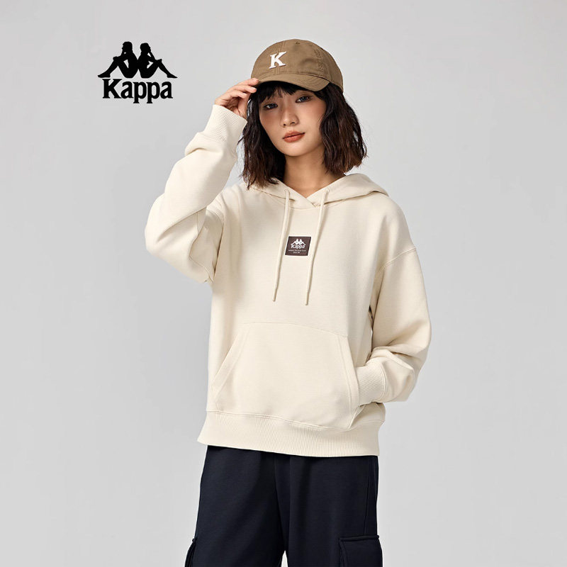 Kappa卡帕女装2025春季新款运动休闲百搭舒适套头卫衣K0E82MT70,运动服/休闲服装,运动卫衣/套头衫,淘宝优惠券,粉丝福利购,淘宝优惠卷