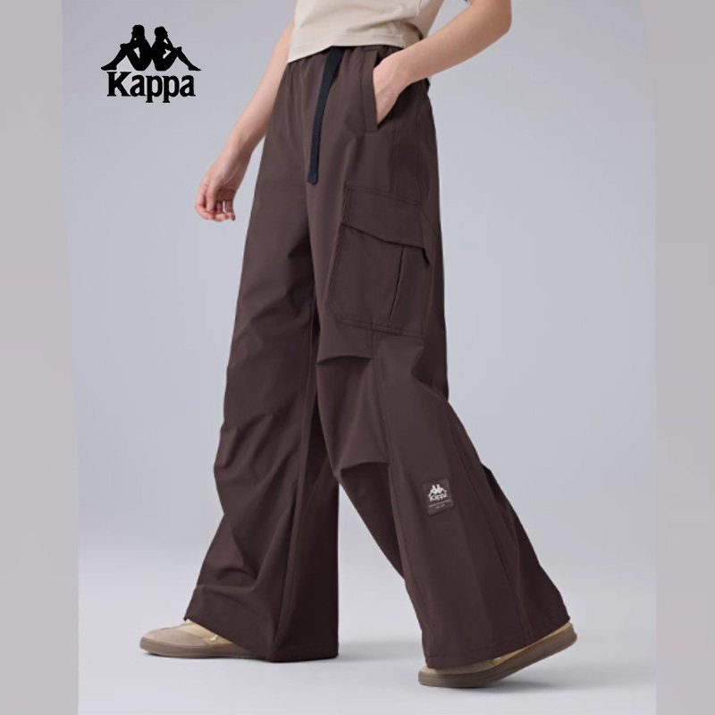 Kappa卡帕女裤2025春季新款运动休闲简约百搭工装长裤K0F22AY81,运动服/休闲服装,运动长裤,淘宝优惠券,粉丝福利购,淘宝优惠卷