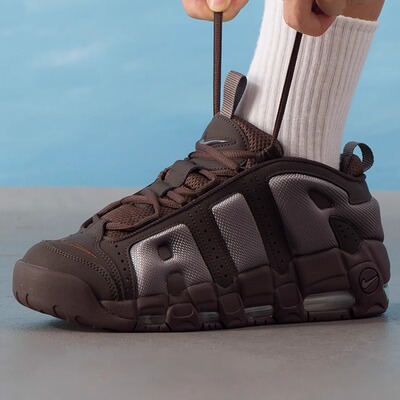 Nike耐克男鞋2025秋季新款AIR MORE UPTEMPO LOW运动休闲鞋FZ3055