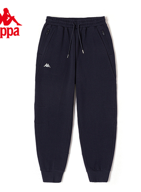 Kappa卡帕女子春季新款运动休闲舒适收口卫裤K0D82AK40