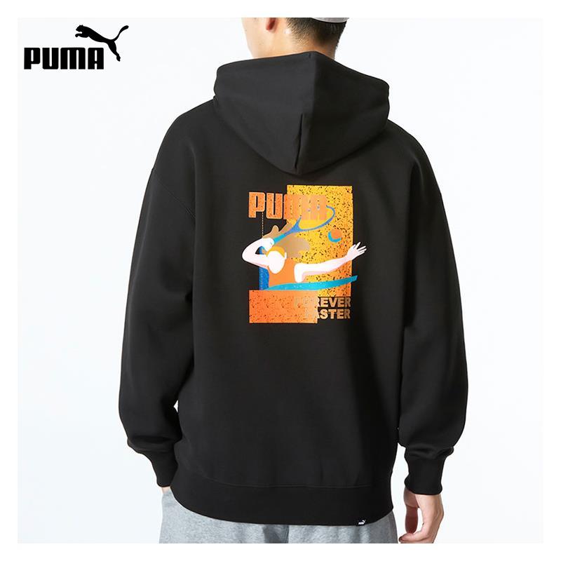 Puma/彪马2023冬季新款男女运动运动卫衣/套头衫673598-01