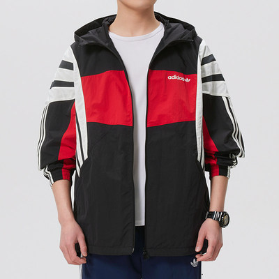 Adidas阿迪达斯三叶草男装2026春季新款WINDBREAKER M外套KW4809