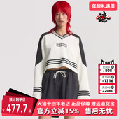 Adidas阿迪达斯三叶草女装 复古百搭卫衣JX7597 时尚 2025秋季 新款