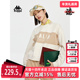 Kappa卡帕女夏季 K0D82WT05 套头衫 新款 复古运动拉绒字母长袖