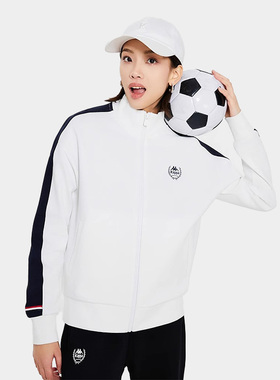 Kappa卡帕女装秋季新款运动休闲简约立领外套K0E22WK01