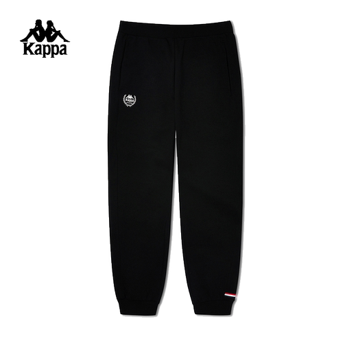 Kappa卡帕女裤冬季新款运动休闲复古简约舒适百搭长裤K0E22AK02