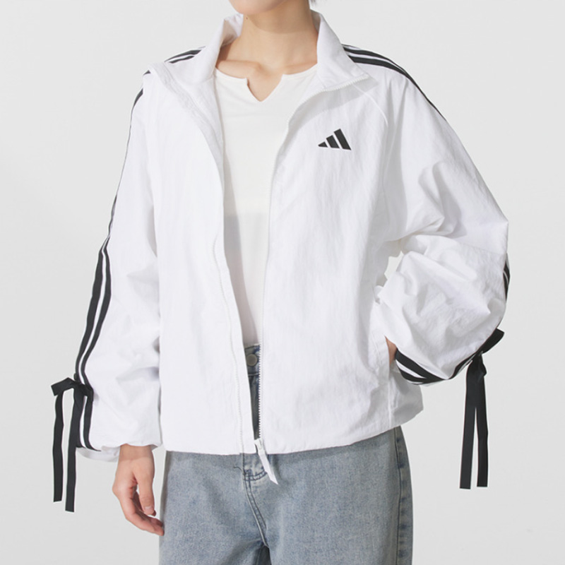 Adidas阿迪达斯女装2025秋季新款 DANCE WB 1 梭织立领外套JY5651