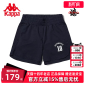 运动休闲简约复古百搭透气短裤 新款 K0D42DY04 夏季 Kappa卡帕女裤