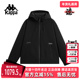 新款 Kappa卡帕男装 2026春季 保暖加厚宽松百搭连帽羽绒服K0G12YY40