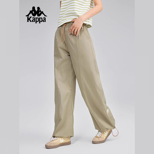 Kappa卡帕简约抽绳束脚长裤