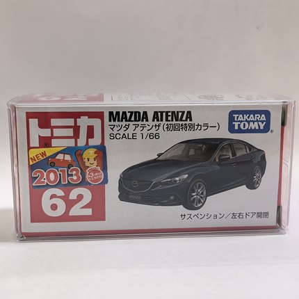 Tomy多美卡tomica红白盒62号MAZDA马自达626初回版合金车模