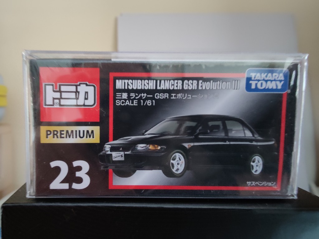 TOMY 多美卡 TOMICA黑盒 PREMIUM TP23号 三菱 EVO 3