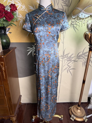 孤品 小码 断码清仓 桑蚕丝真丝旗袍连衣裙价白菜价狂甩