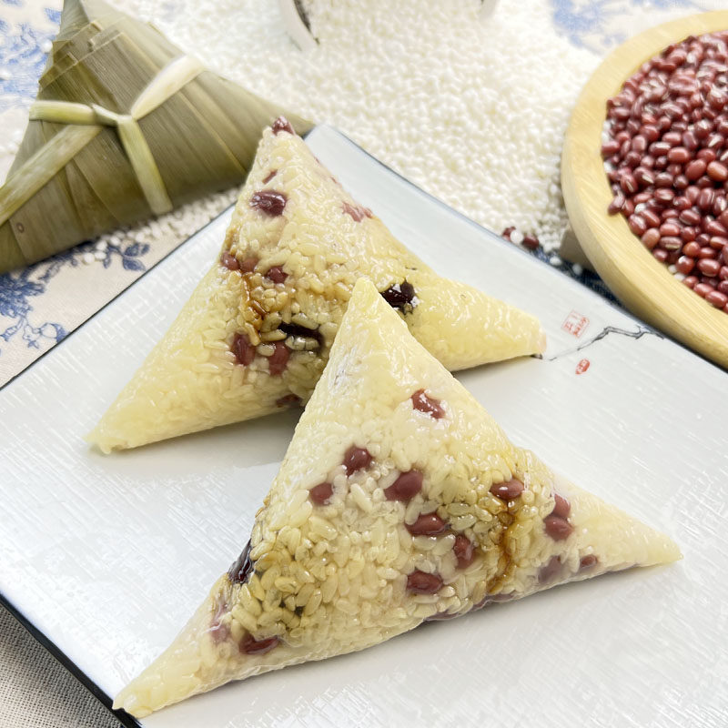 大同特产铁牛里端午节手工粽子新鲜现做红枣粽红豆粽大枣粽蜜枣粽