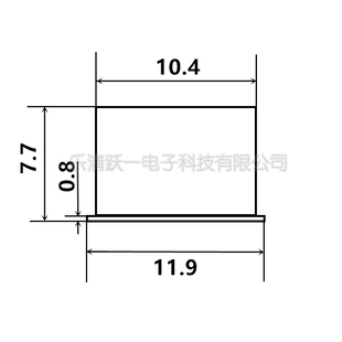 8.5自锁开关外延边增5外10.4尺11.9 A58按键帽配5.8 7.7 20只