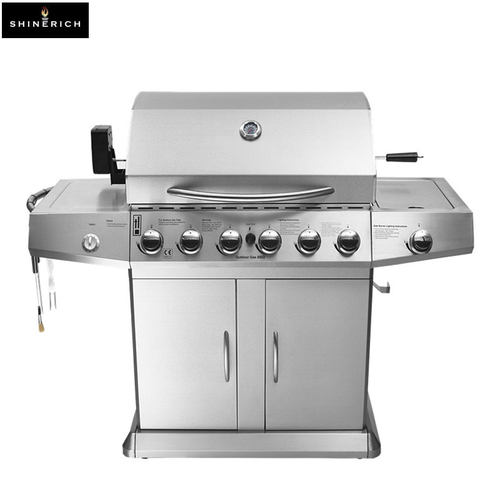 别墅庭院烧烤炉不锈钢烧烤架大型