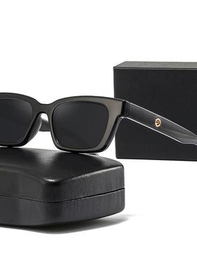 复古小框方形偏光太阳镜jennie