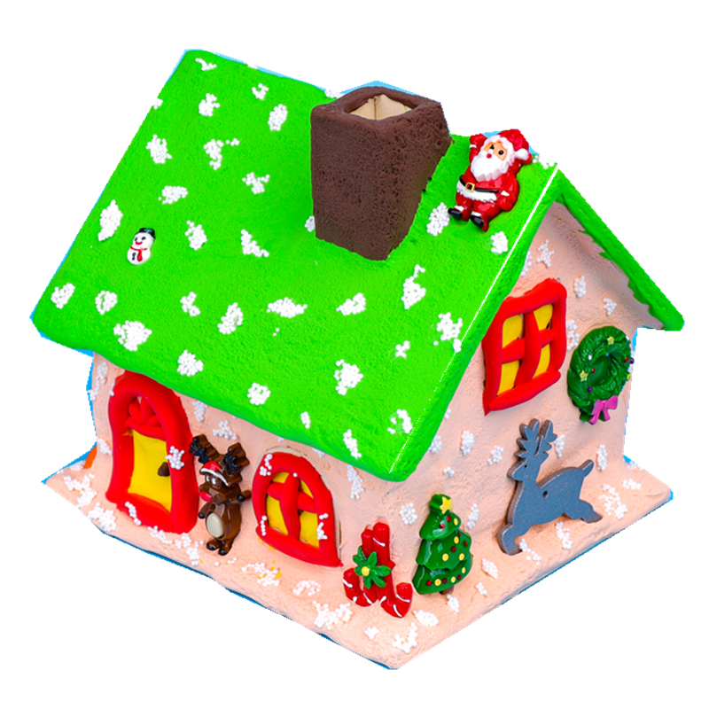 儿童手工创意制作diy 木制木屋存钱罐白胚涂色房子模具 益智玩具