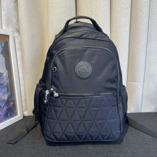 外贸品牌出游男女可用轻便双肩包防水背包书包尼龙布百搭日常出行