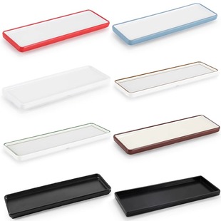 密胺盘子平盘商用窄长型餐厅饭店长条盘寿司盘长方形烧烤盘西餐盘