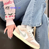 DZ5356 Nike 800 Jordan 女子AJ1裸粉复古休闲低帮板鞋 耐克 Air