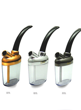 金色 银色 黑色 循环烟嘴水烟斗水烟壶过滤烟具可清洗直销ZB-507