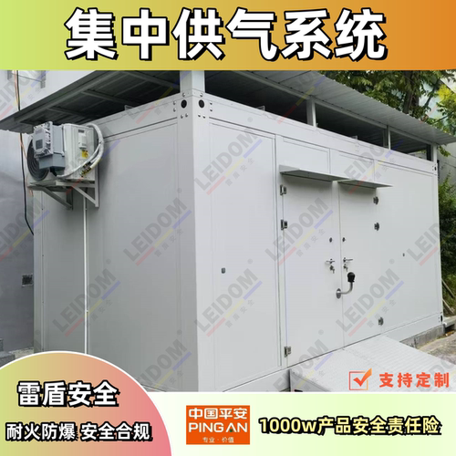 雷盾实验室气瓶气瓶间房集中供气系统移动防爆仓库危化品集装箱