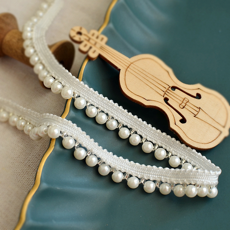 重工新款订珠小婚纱外套材质辅料