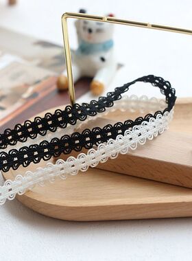 花边辅料蕾丝弹力白黑色女项链搭配衬衫刺绣复古夏季简约文胸新款