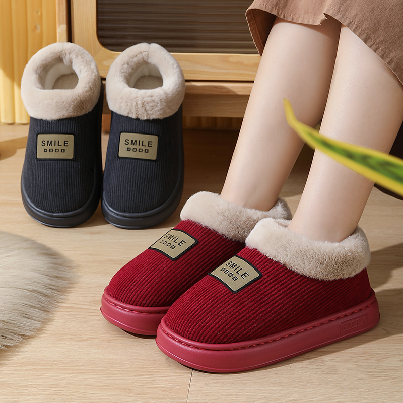 中老年冬天加绒加厚保暖棉鞋男