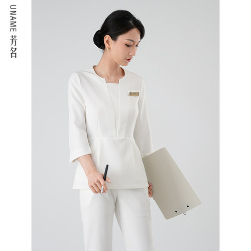 uname芳名白色美容师护士服