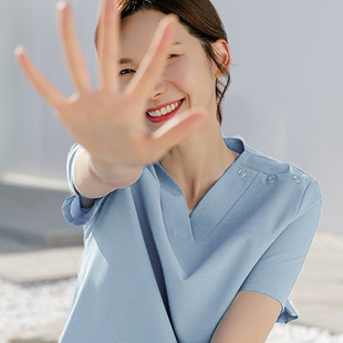 uname芳名洗手衣速干刷手服口腔医生工作服套装大码男女同款短袖