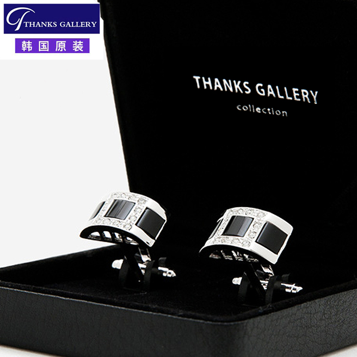 THANKS袖扣高级男士生日礼物轻奢